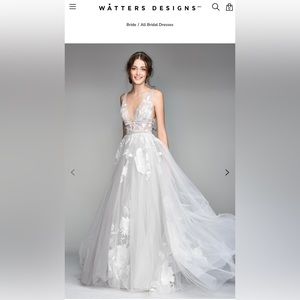 Willowby by Waters Galatea Wedding Dress in Titanium